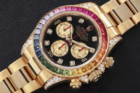 rainbow sapphire rolex daytona|rolex rainbow daytona original price.